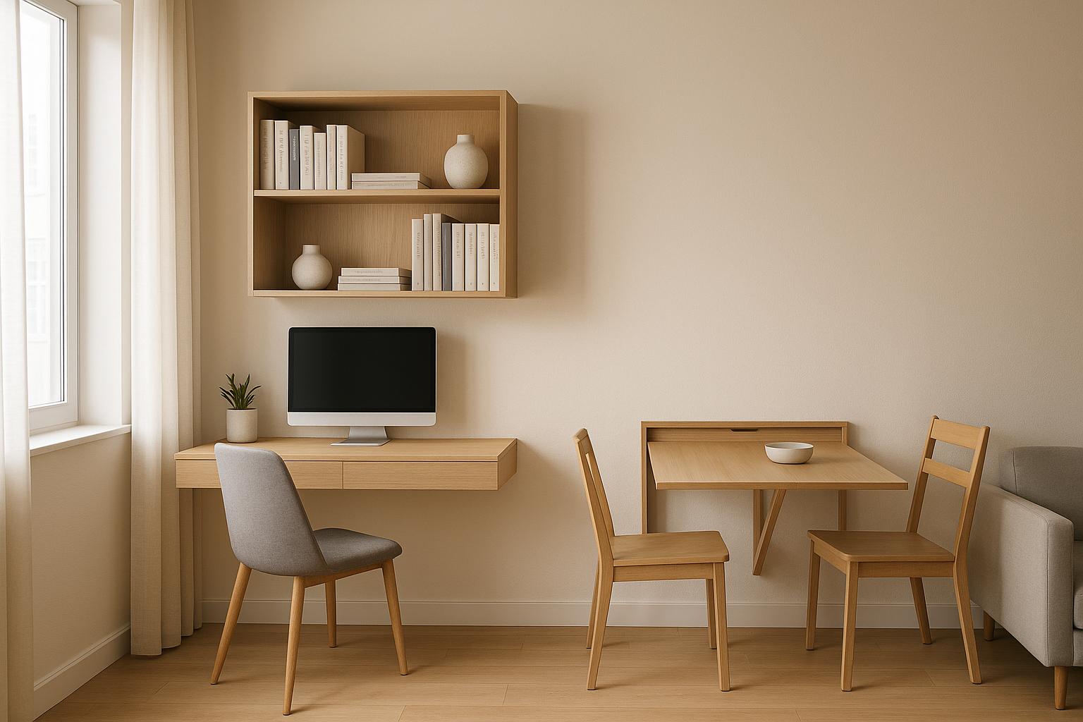 10 Wall-Mounted Furniture Ideas for Small Spaces