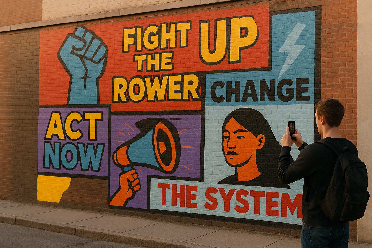 Social Media's Role in Political Graffiti Movements