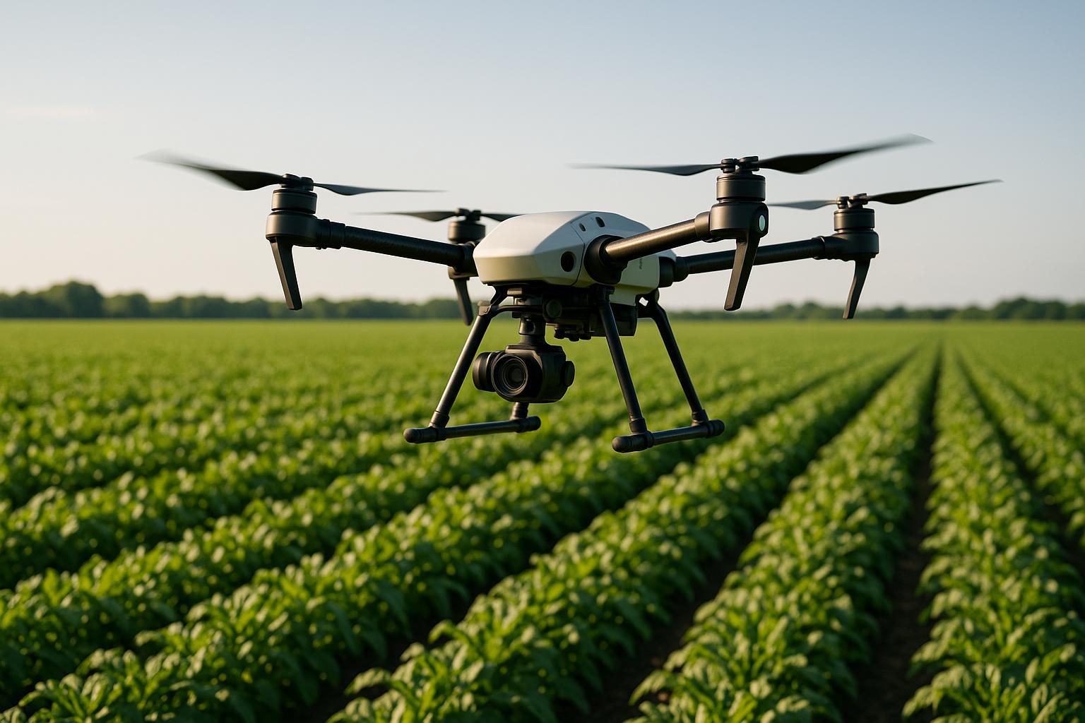 How Drones Analyze Crop Health with Precision
