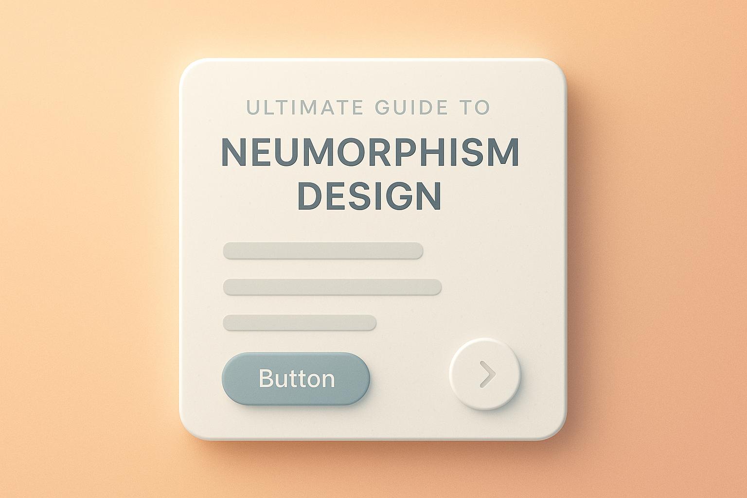 Ultimate Guide to Neumorphism Design