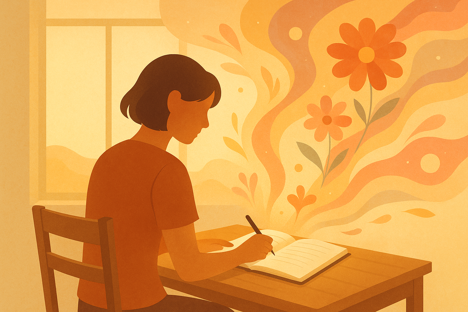 How Guided Visualizations Improve Journaling