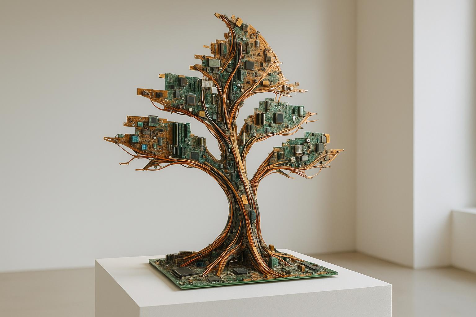 10 E-Waste Art Ideas Using Old Electronics